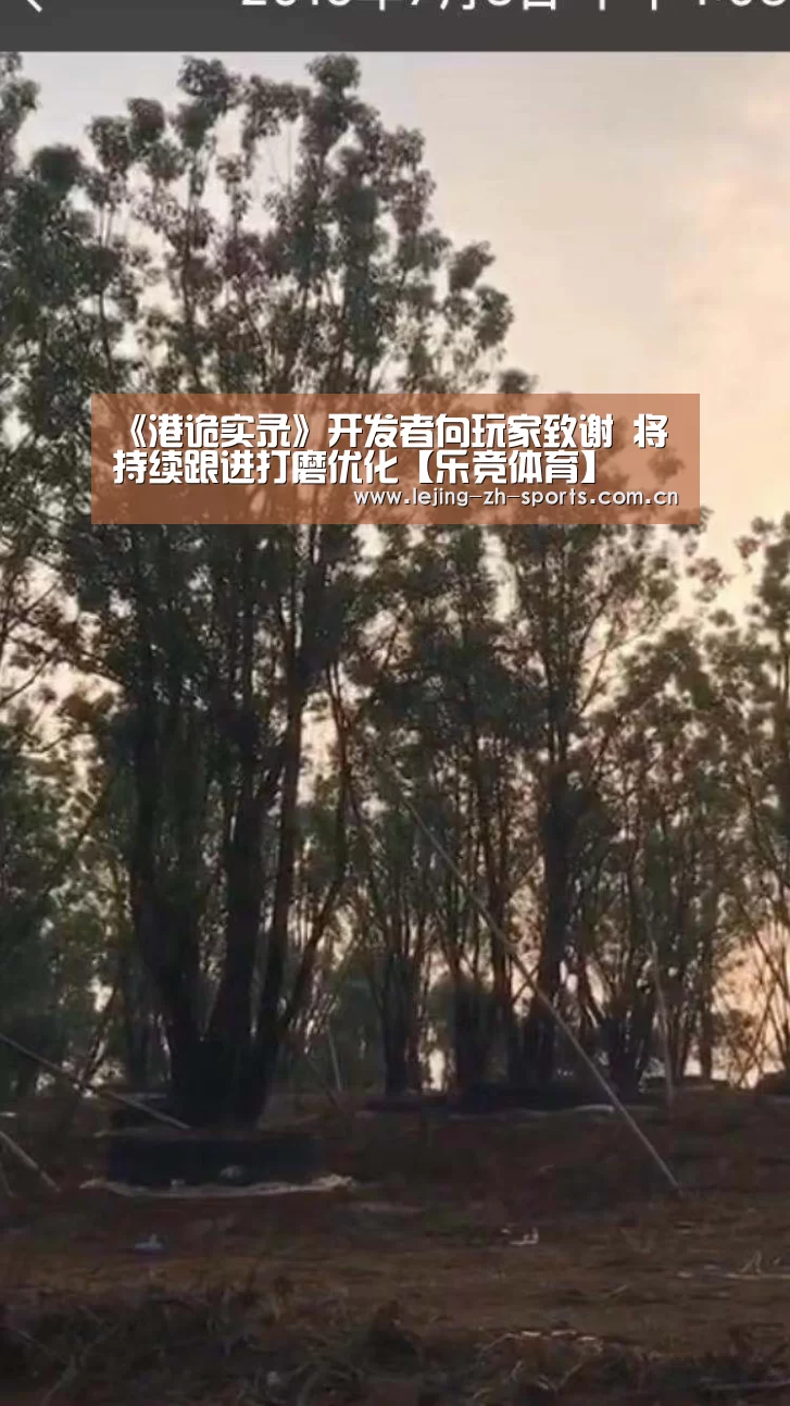 《港诡实录》开发者向玩家致谢 将持续跟进打磨优化【乐竞体育】(图1) 乐竞体育
